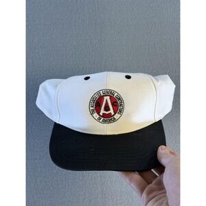 Associated General Contractors AGC Hat Cap Strap Back Mens One Size White Black